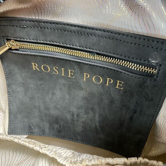 Rosie Pope dark gray diaper bag backpack main image 8